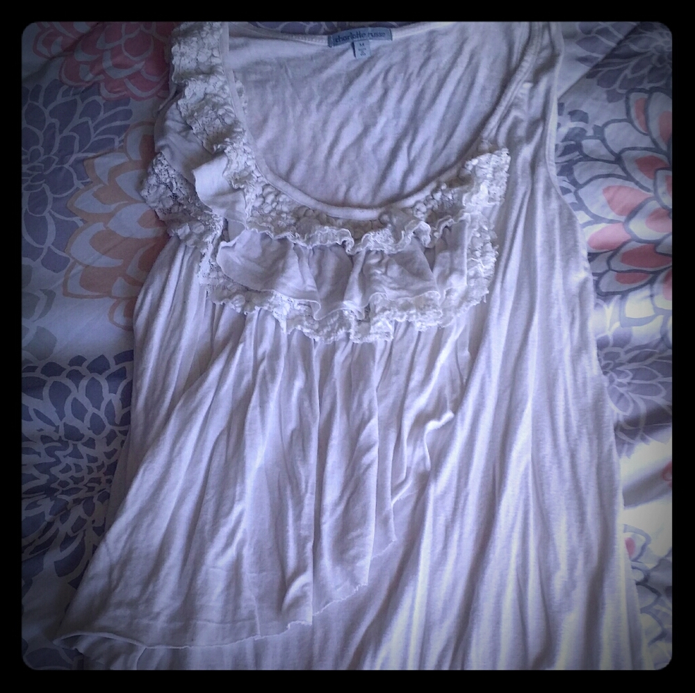 Charlotte Russe Lacey tank